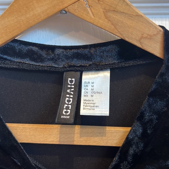 Velvet boxy long sleeve crew neck - Picture 4 of 4